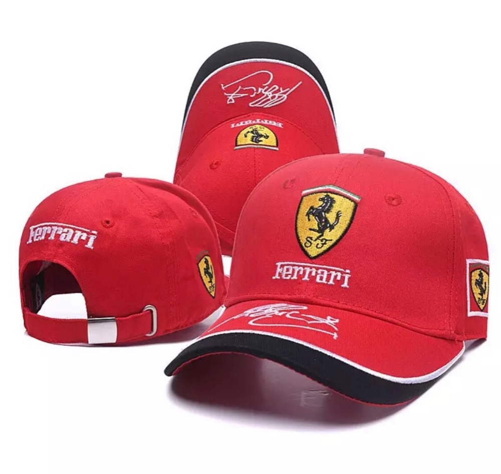 Kšiltová čepice Ferrari červená