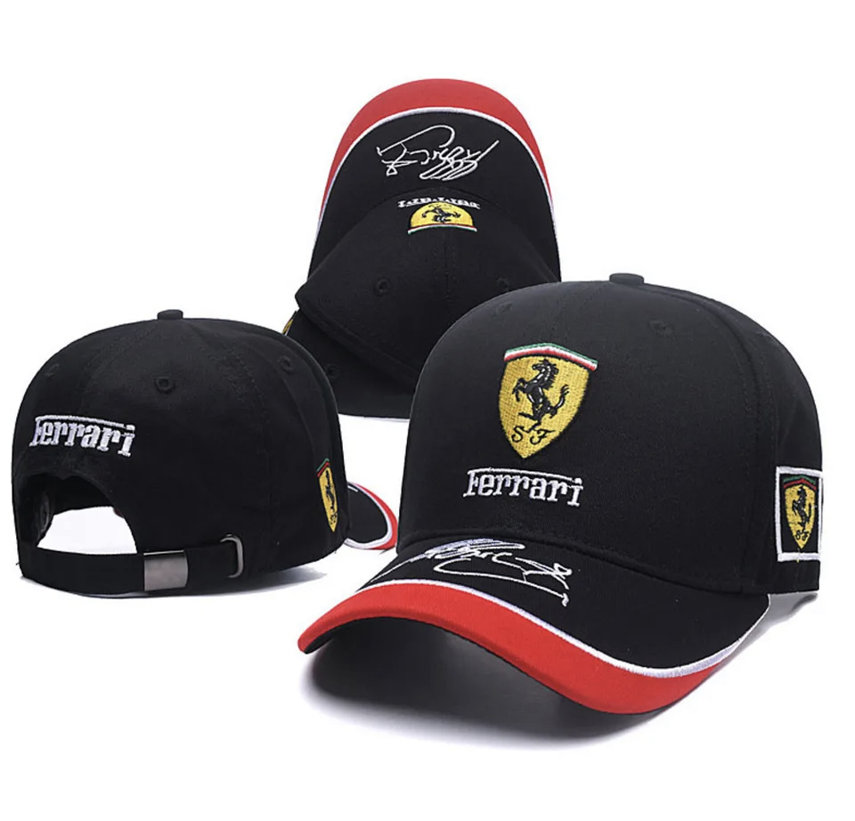 Kšiltová čepice Ferrari černá