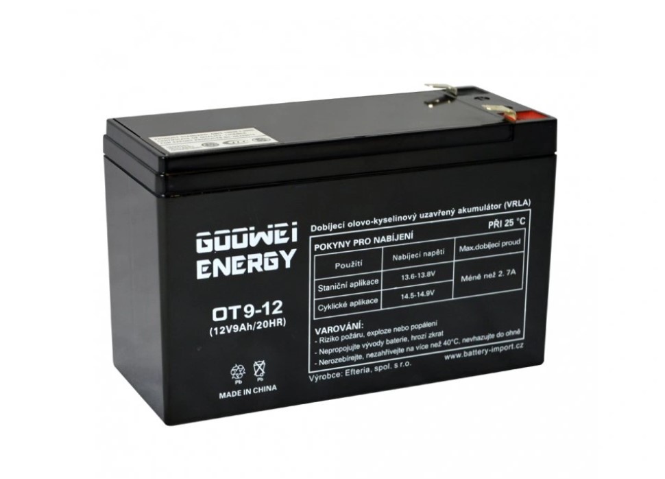 Baterie Goowei 12V 9Ah